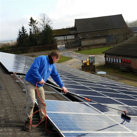 nettoyage panneaux photovoltaïques belgique